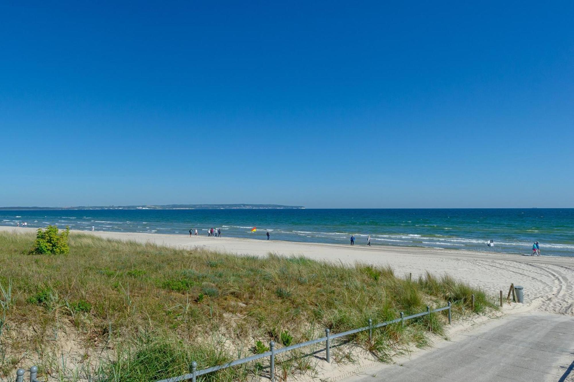Haus "Concordia" In Binz - Wg 02 "Seedorf" Mit Terrasse, Strandnah Kültér fotó